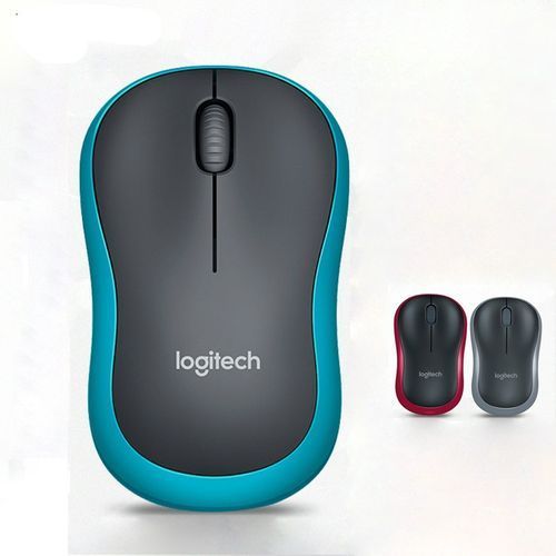 LOGITECH M185 Wireless OPTICAL Mouse - Plug And Play - BLUE