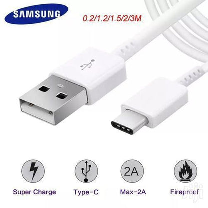 SAMSUNG 15W Galaxy USB TYPE C FAST Charger WITH USB C DATA CABLE FOR S10+ S9 S8 A10s A20s A30s