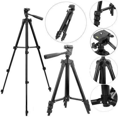 Professional Portable Adjustable Tripod Stand 3120A Tripod Stand Holder for Mobile Phones & Camera