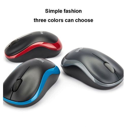 LOGITECH M185 Wireless OPTICAL Mouse - Plug And Play - BLUE