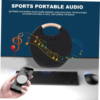 Sports Portable Audio Small Speaker Novel Loud Stylish Music Wireless Speakers Versatile Music Speaker Fabric Loudspeaker Unique