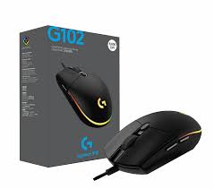 Logitech G102 6-keys 8000DPI Wired Optical Gaming Mouse - Black