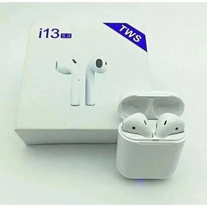 In Ear wireless bluetooth airpods I13 TWS with touch control and charging case