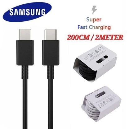 Samsung 2 Meters 2M PD 3A USB TYPE C TO USB TYPE C CABLE FOR SAMSUN APPLE