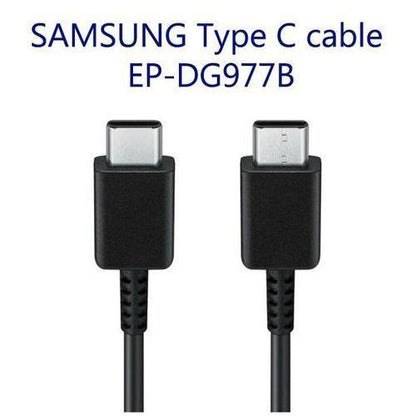 Samsung 25W PD Super Fast USB C - TYPE C Charger Complete - BLACK