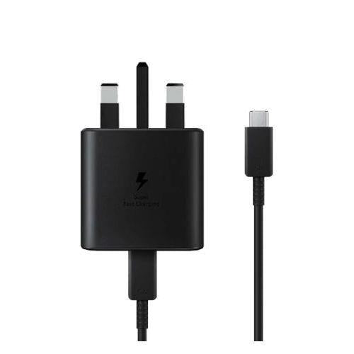 Samsung 25W PD Super Fast USB C - TYPE C Charger Complete - BLACK