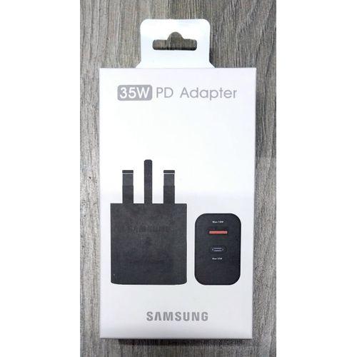 Samsung 35W DUO FAST CHARGER USB C PD CABLE FOR S22 S21 s23 NOTE 23 IPHONE 15 PRO MAX