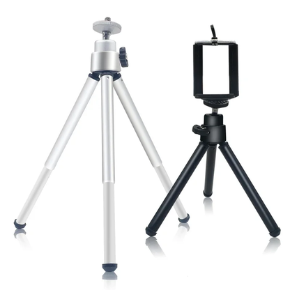 Table Tripod for Smartphone Mini Tripod for IPhone Tripe for Mobile Camera Tripod Stand with Cell Phone Holder Clip For Gopro