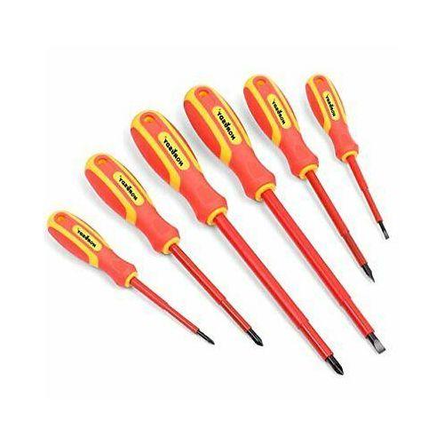 6 PCS 1000v Insulated Magnet Tip Electrician Screwdriver Set