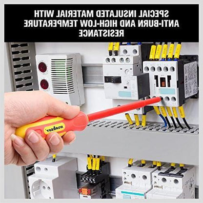 6 PCS 1000v Insulated Magnet Tip Electrician Screwdriver Set