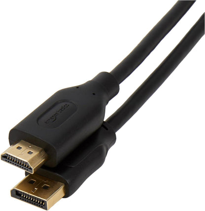 1 METER DisplayPort to HDMI Display Cable, Uni-Directional, 4k@30Hz, 1920x1200, 1080p, Gold-Plated Plugs, 6 Foot