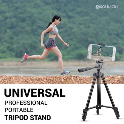 1.2m Professional Portable Adjustable Tripod Stand 3120A Tripod Stand Holder for Mobile Phones & Camera