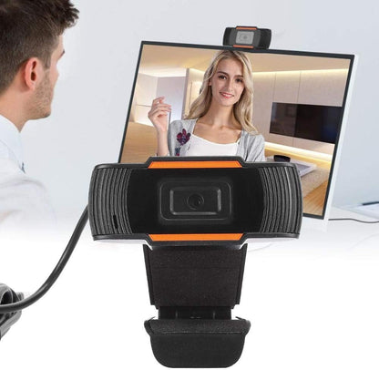 USB Webcam Builtin Microphone Camera HD 1080P 2MP + 1.5Meter Extension Cable Outdoor Security Camera video conferencing software app Two-way Audio